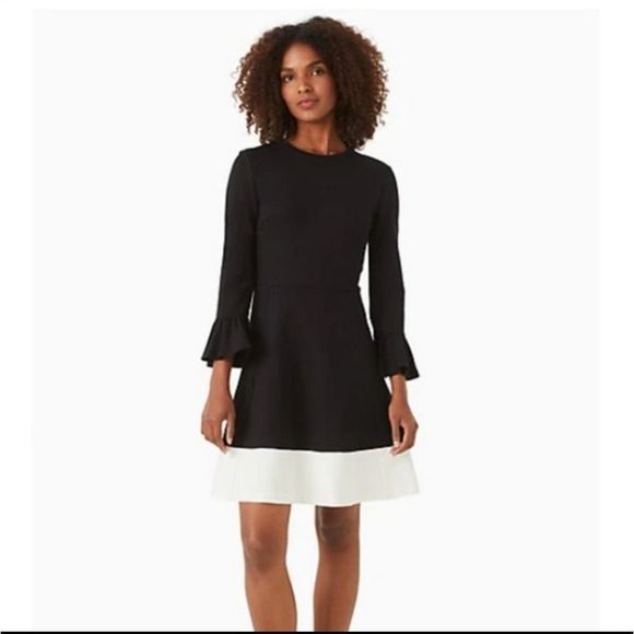 kate spade Dresses & Skirts - Kate Spade Bell Sleeve Pointe Pleated Dress